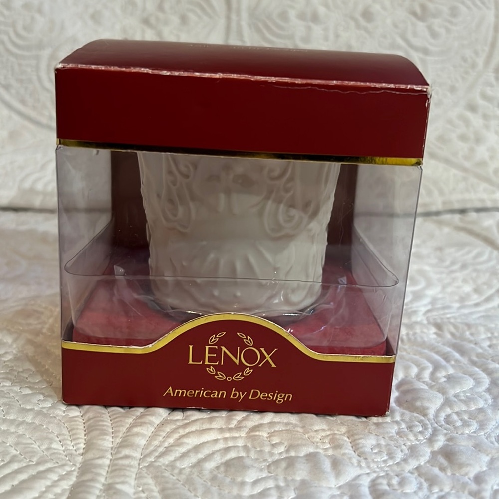 Lenox Merry Lights Angel‎ votive, new in box